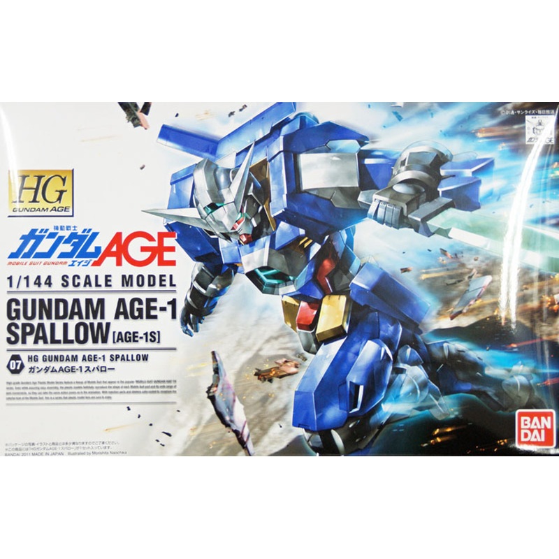 Bandai Gundam HG AGE-07 SPALLOW (AGE-1S) 1/144 Scale Kit