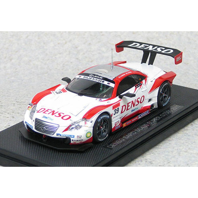 Ebbro 44555 DENSO Third SC430 Super GT500 2011 No.39 (White/Red) 1/43 Scale