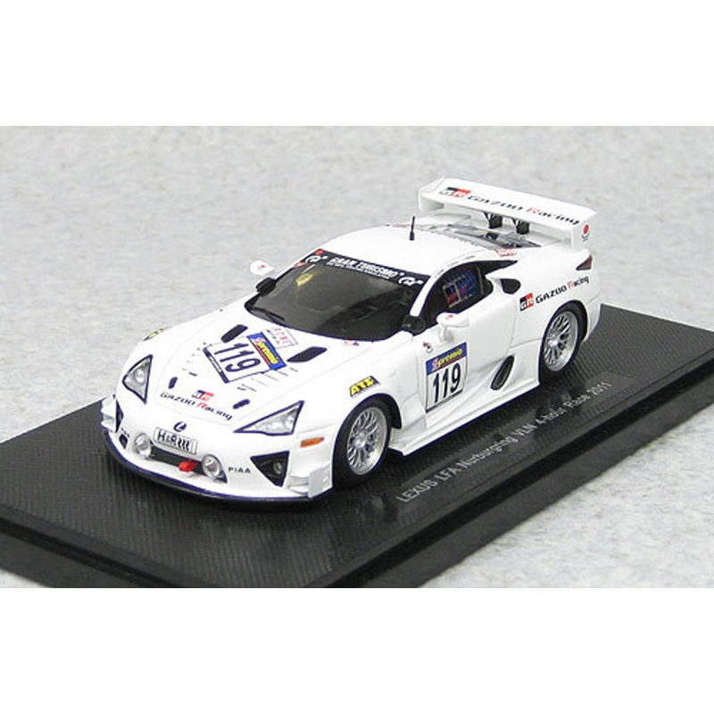 Ebbro 44631 LEXUS LFA Nurbrugring VLN 4H 2011 No.119 (Resin Model) 1/43 Scale