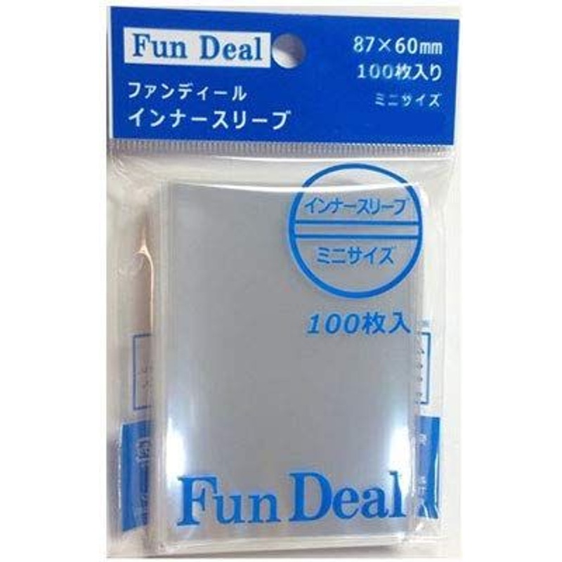 Fun Deal Inner Sleeve Mini Size 100 Sheets FDS-020
