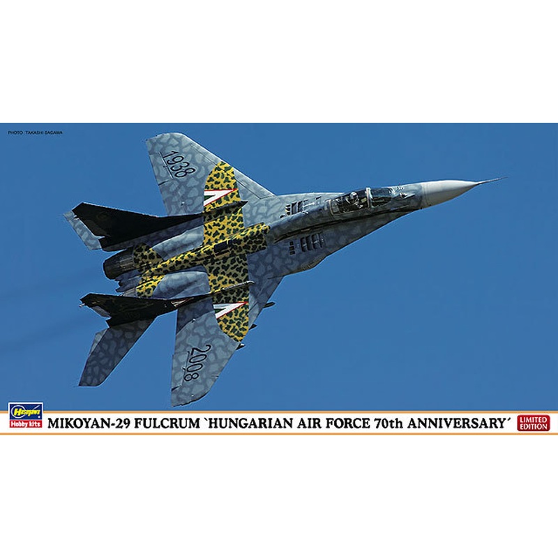 Hasegawa 02062 Mikoyan-29 Fulcrum Hungarian Air Force 70th Anniv. 1/72 Scale Kit