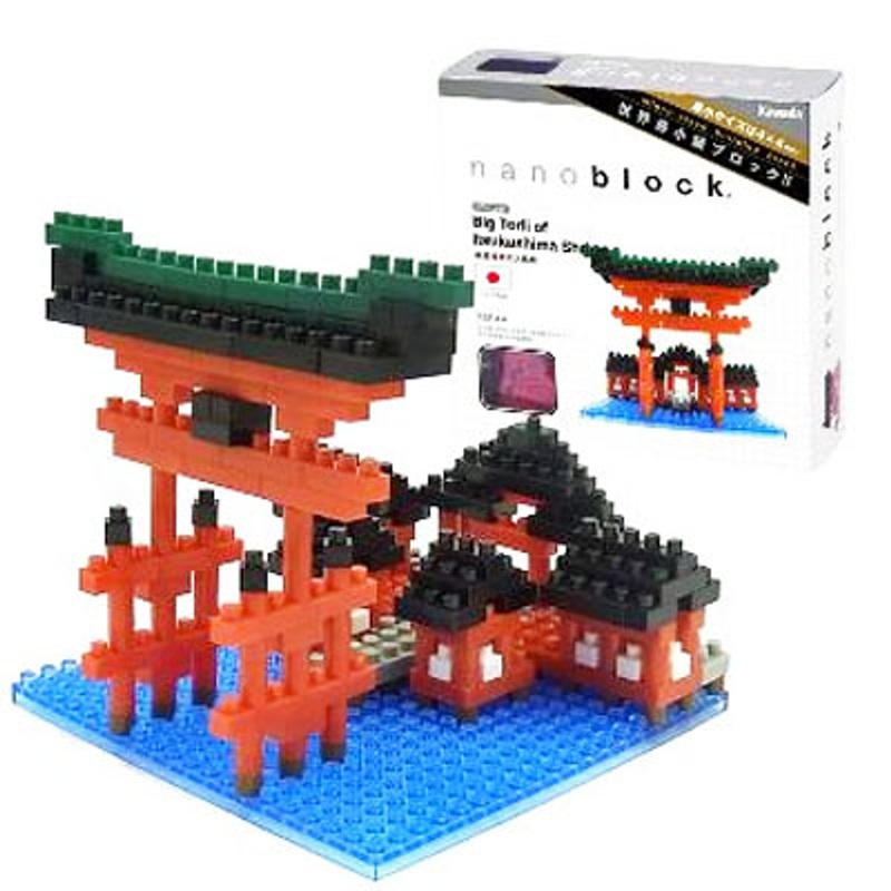 Kawada NBH-017 nanoblock Japanese Itsukushima Shrine