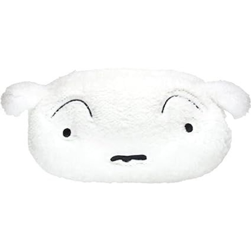 T’s Factory Crayon Shin-chan Plush Face Pen Pouch Shiro