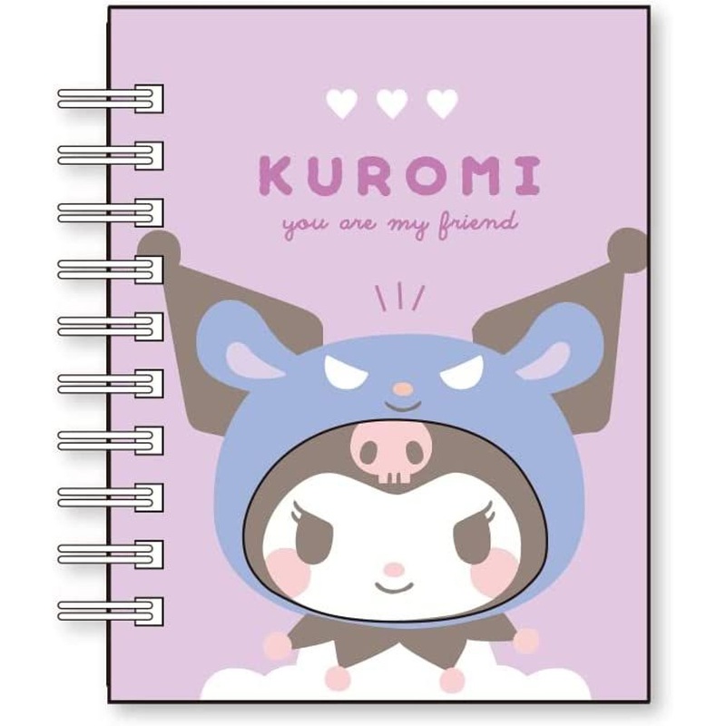 T’s Factory Sanrio Mini Ring Notebook Kuromi