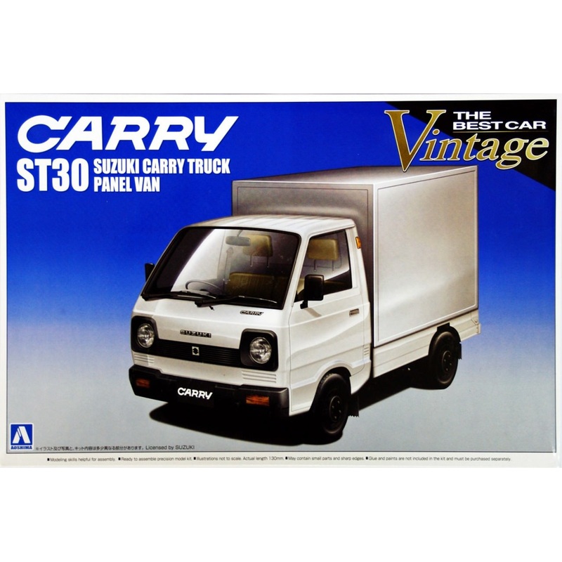 Aoshima 00267 Suzuki Carry Truck ST30 Panel Van 1/24 Scale Kit