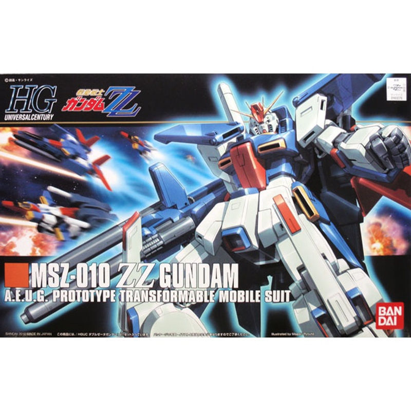 Bandai HGUC 111 Gundam MSZ-010 ZZ Gundam 1/144 Scale Kit