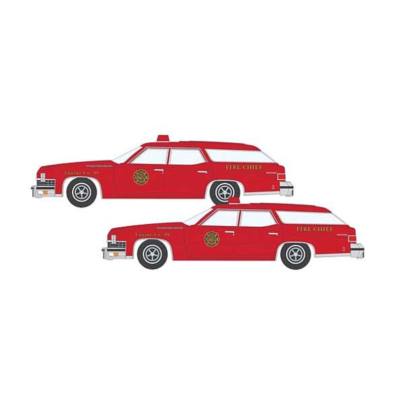 N ’74 Buick Estate Wagon Fire Chief 2pk