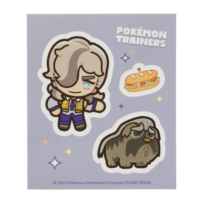 Pokemon Center Original Sticker Arven & Mabosstiff (Pokemon Trainers)