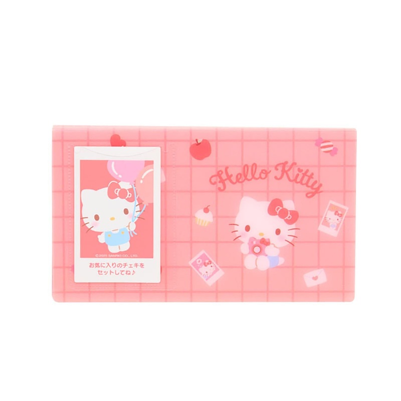 Sanrio Hello Kitty Cheki Pocket Album (Enjoy Idol) PP 60 pockets for storage, collection, and organization.