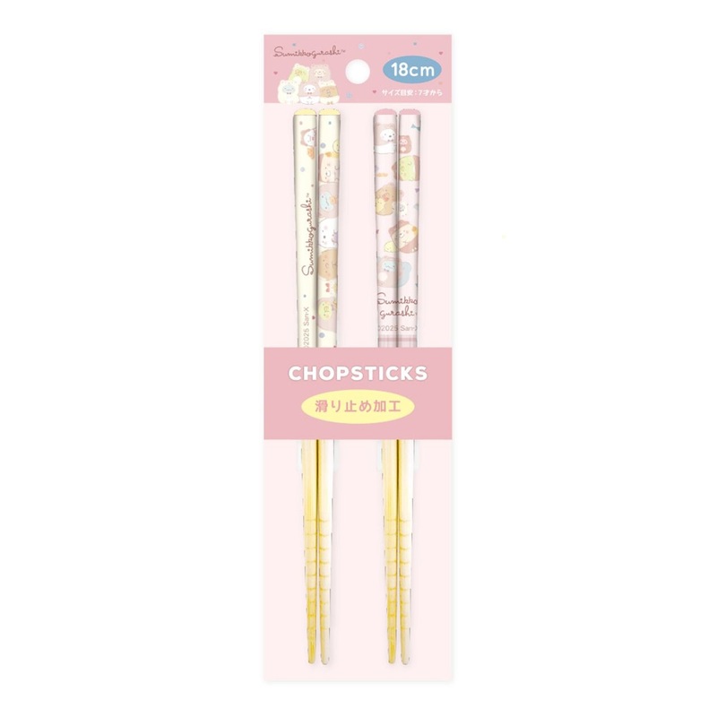 T’s Factory Sumikko Gurashi Pair Of Bamboo Chopsticks (18 Cm) Bear Cafe