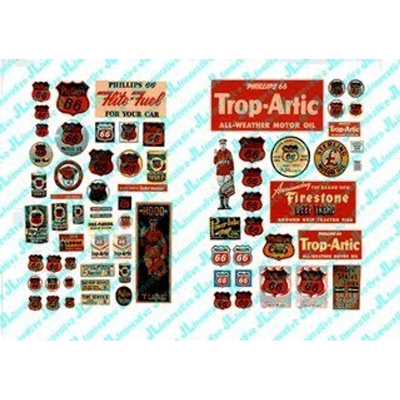 Vintage Phillips 66 Gas Station Posters/Signs