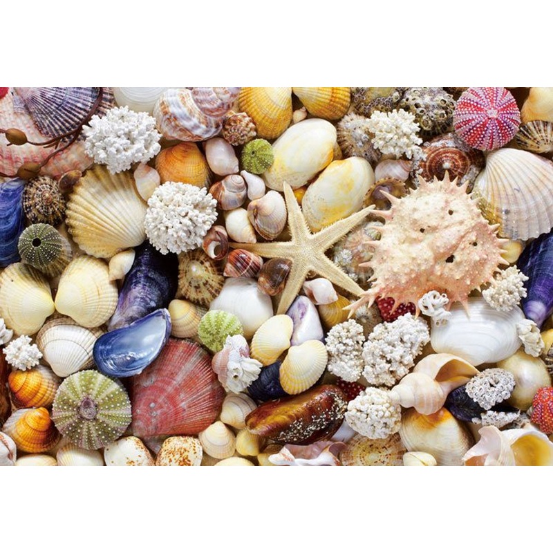 Epoch 79-330 Jigsaw Puzzle Colorful Seashells (1053 S-Pieces)