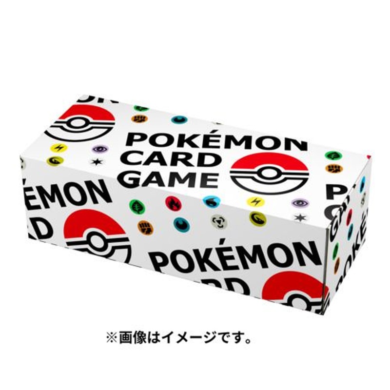 Pokemon Card Game TCG Long Card Box BALL & ENERGY
