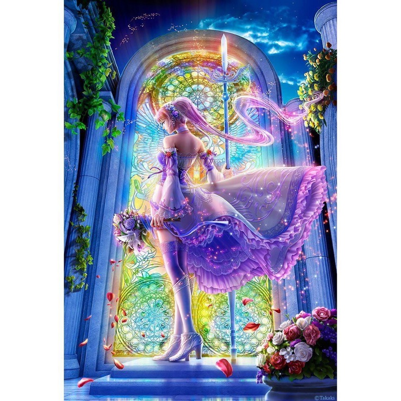 Beverly Jigsaw Puzzle M81-525 Fantasy Art Promise to Heart (1000 S-Pieces)