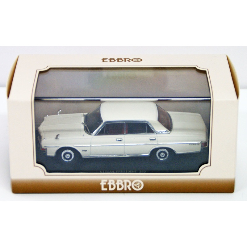 Ebbro 45306 Nissan President 252 White 1/43 Scale