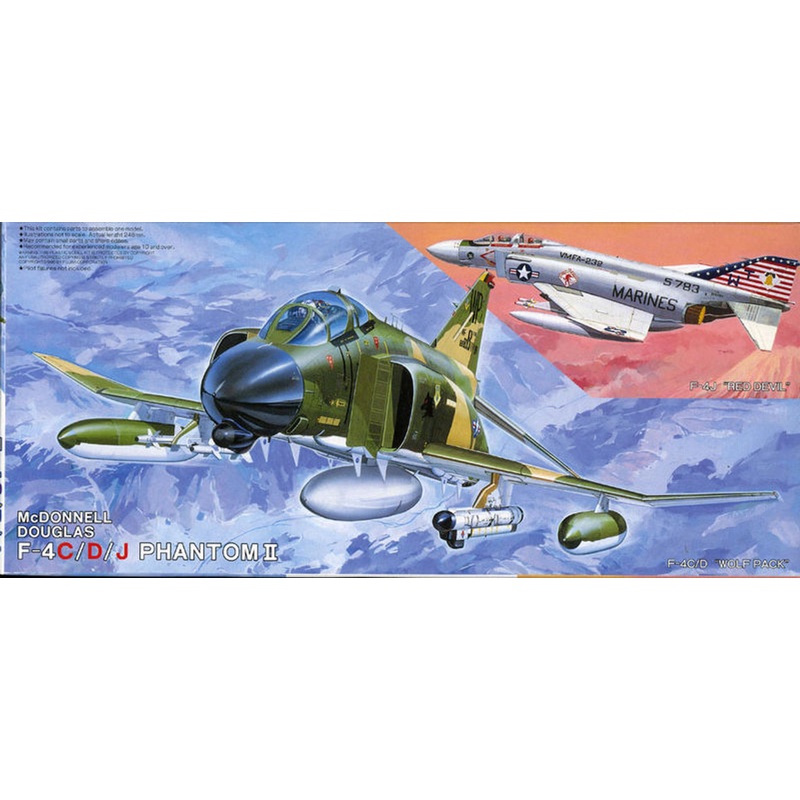 Fujimi K1 F-4C/D/J Phantom II 1/72 Scale Kit