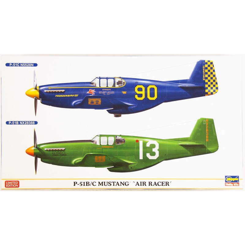 Hasegawa 02155 P-51B/C Mustang Air Racer (2 planes) 1/72 Scale Kit