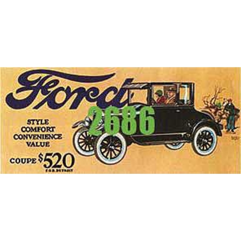 N Ford Model T Billboard