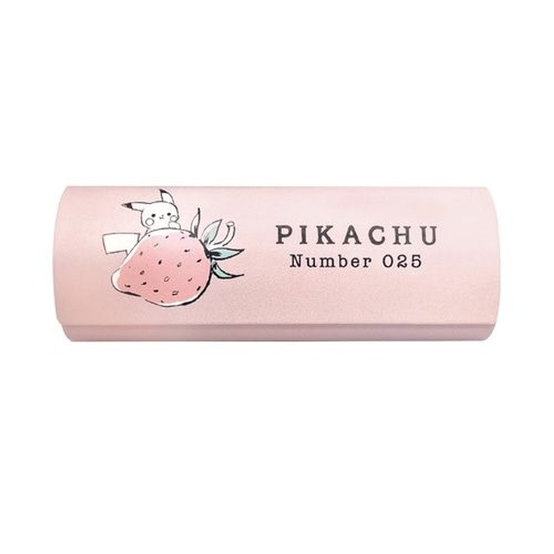 Pokemon Center Original Glasses Case “Pikachu number025”  Strawberry