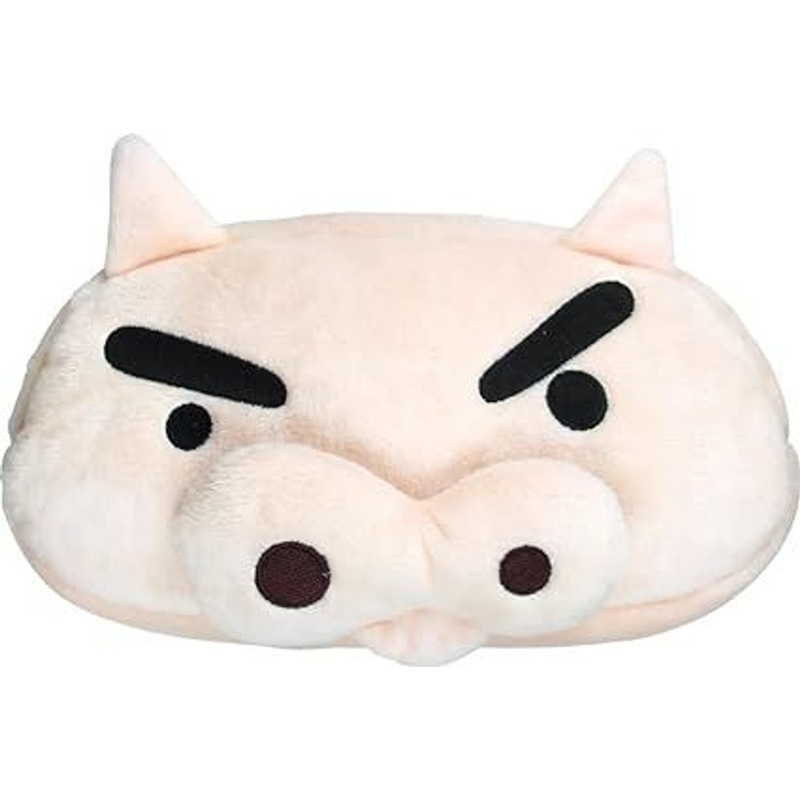 T’s Factory Crayon Shin-chan Plush Face Pen Pouch Buri Buri Zaemon