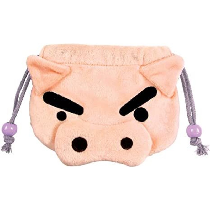 T’s Factory Plush Mini Drawstring Bag – Crayon Shin-chan – Buriburizaemon