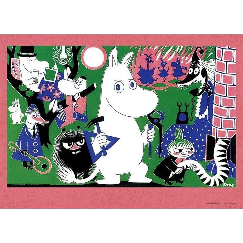 Yanoman Jigsaw Puzzle 05-992 Moomin Moomin & Friends (500 Pieces)