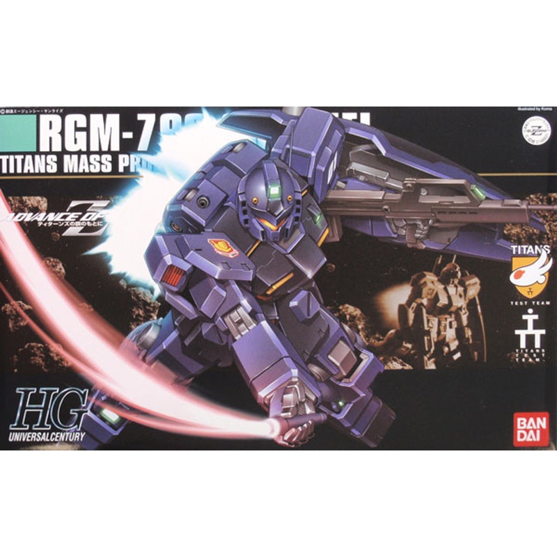 Bandai HGUC 074 Gundam RGM-79Q GM QUEL 1/144 Scale Kit
