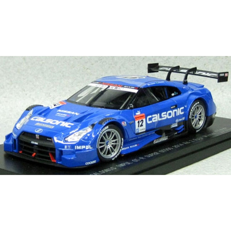 Ebbro 81017 CALSONIC IMPUL GT-R SUPER GT500 2014 Rd.2 Fuji No.12 Blue 1/18 Scale