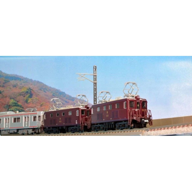 Microace A2061 Sagami Railway ED11 + ED12 Square Tail Light Double Heading 2 Cars Set (N Scale)