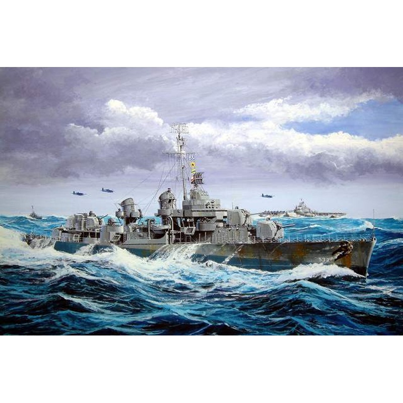 Pit-Road Skywave W-97 USS Destroyer DD-537 The Sullivans 1/700 Scale Kit