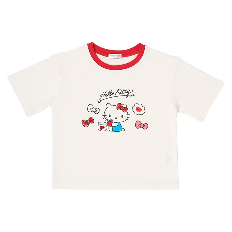 Sanrio Hello Kitty Other Kids Short-Sleeve T-Shirt White 120cm