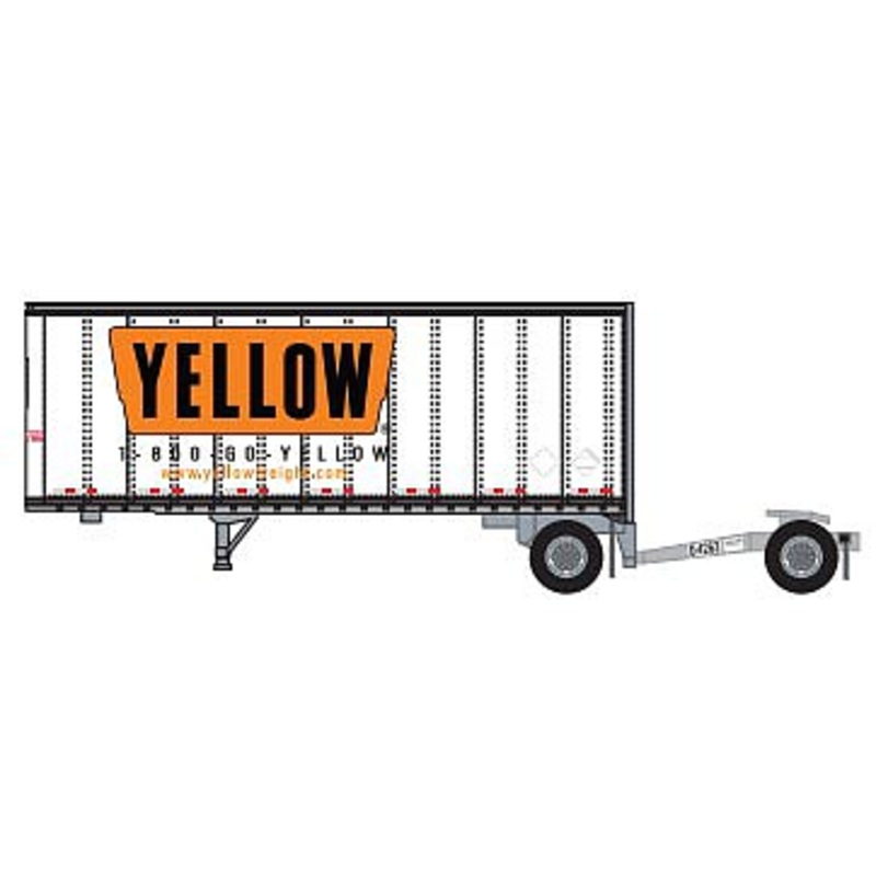 Semi-Trailer YELLOW 5 – N-Scale