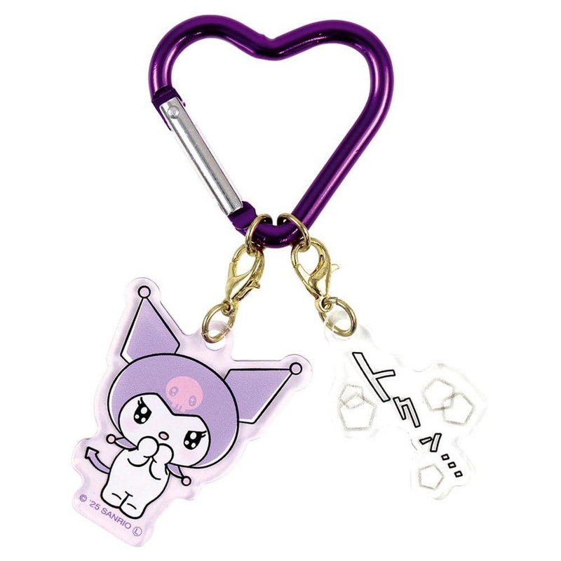 T’s Factory Sanrio Onomatopoeia 2 Charm Key Holder Kuromi