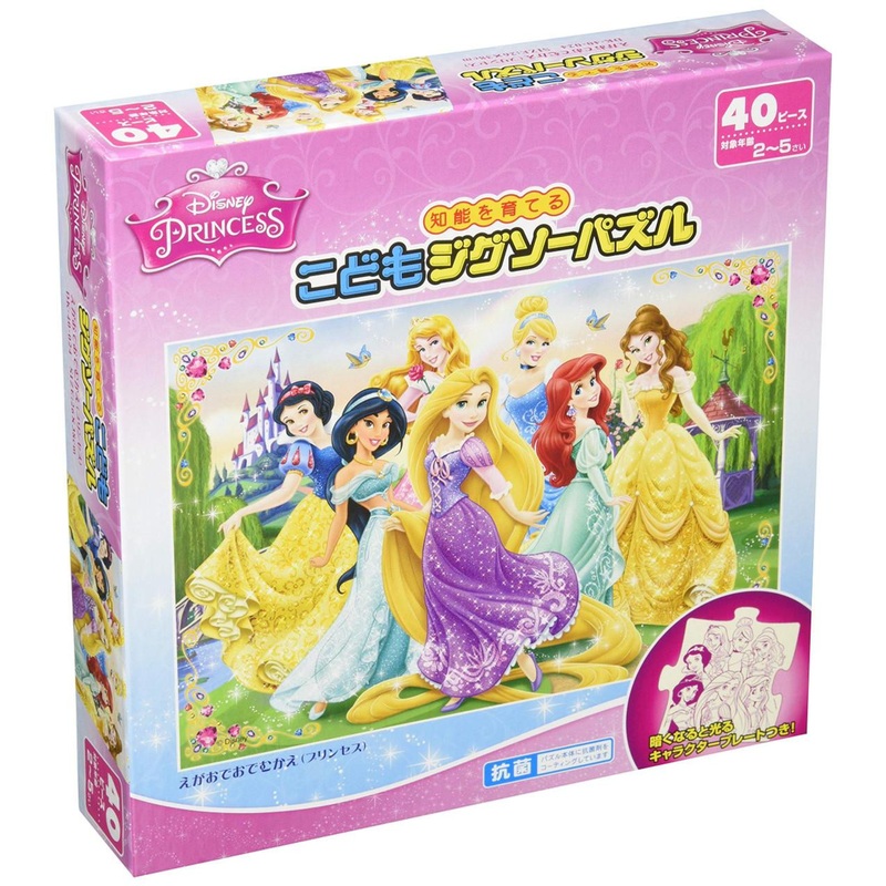 Tenyo DK-40-024 Jigsaw Puzzle  Welcome with a Smile (Disney Princess) (40 Pieces)