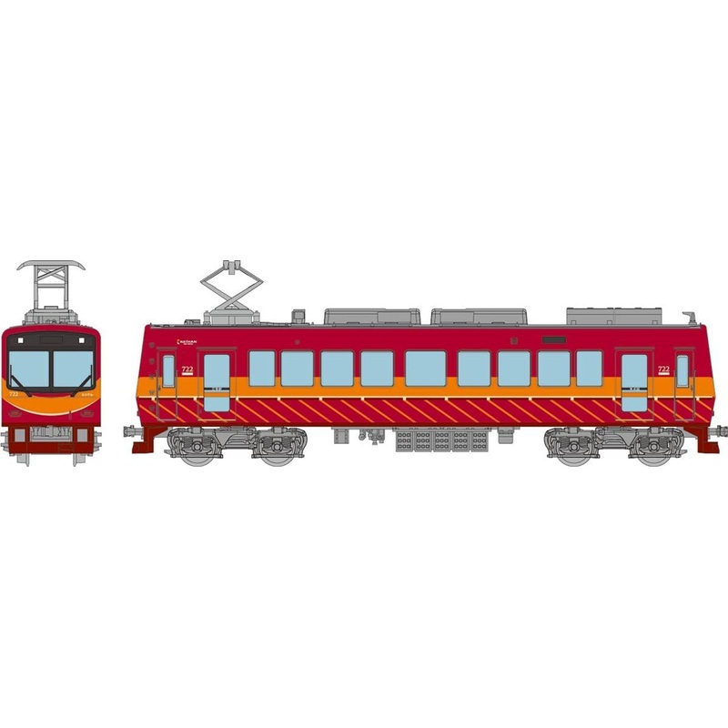 Tomytec Eizan Electric Railway Series 700 Renewal Car No.722 (Red) (N scale)