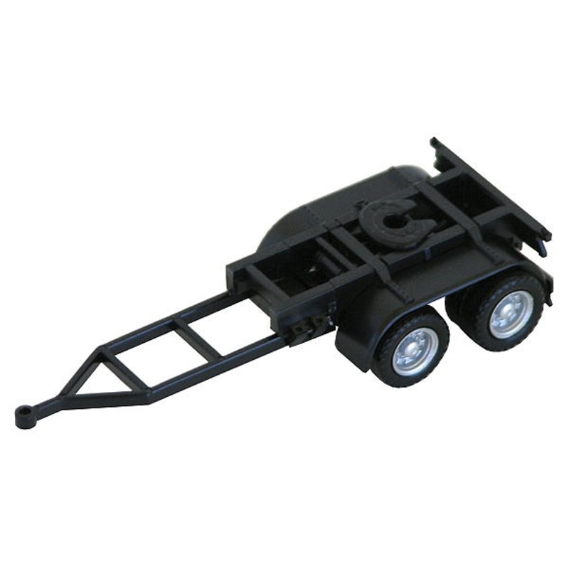 2-Axle Converter Dolly w/Long Drawbar Black