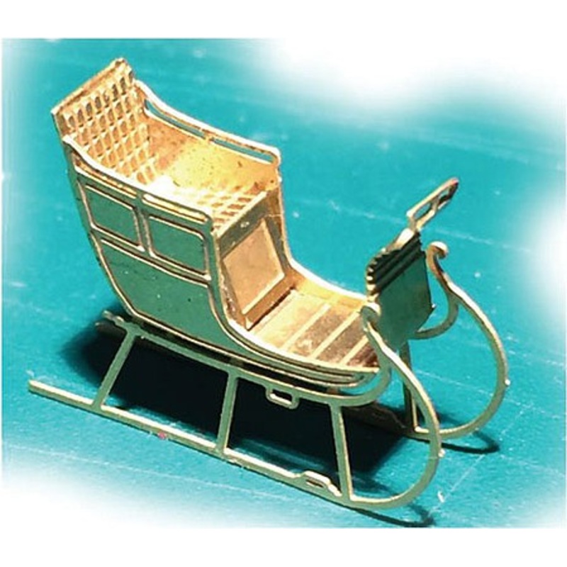 Cutter Sleigh – Etched-Brass Kit – Making a Scene – N-Scale