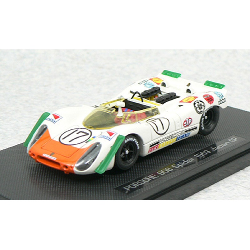 Ebbro 43728 Porsche 908 Spyder Japan GP 1969 No.17 (White/Green) 1/43 Scale