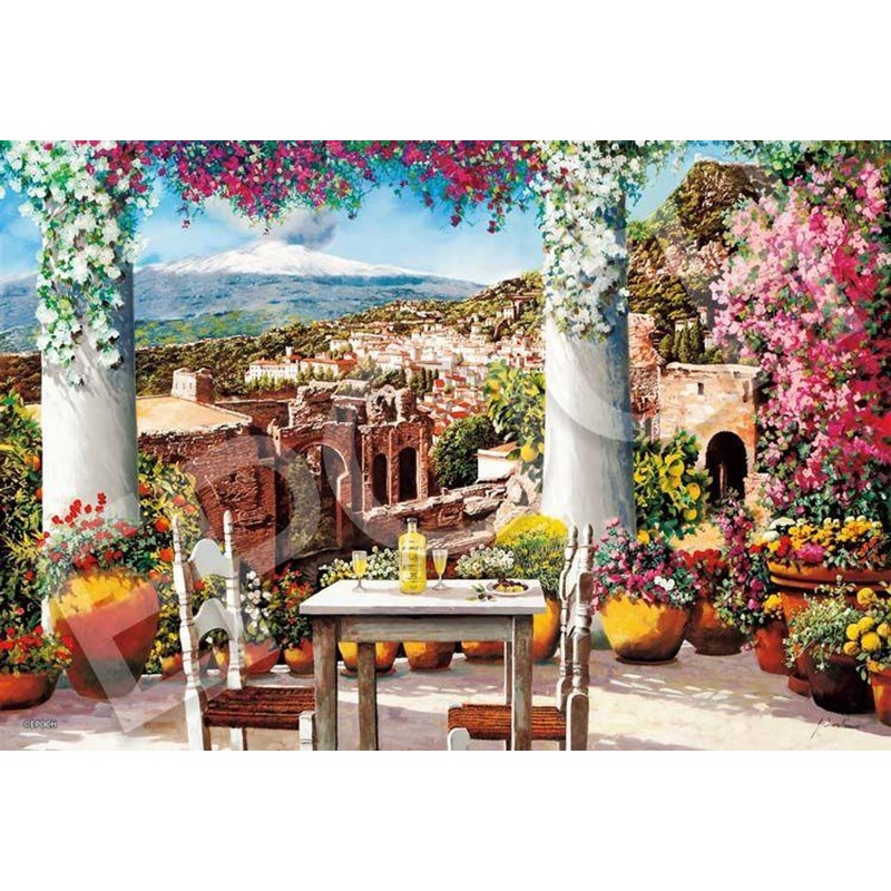 Epoch 32-607 Jigsaw Puzzle Olives in Taormina Super Small Piece (1053 Pieces)
