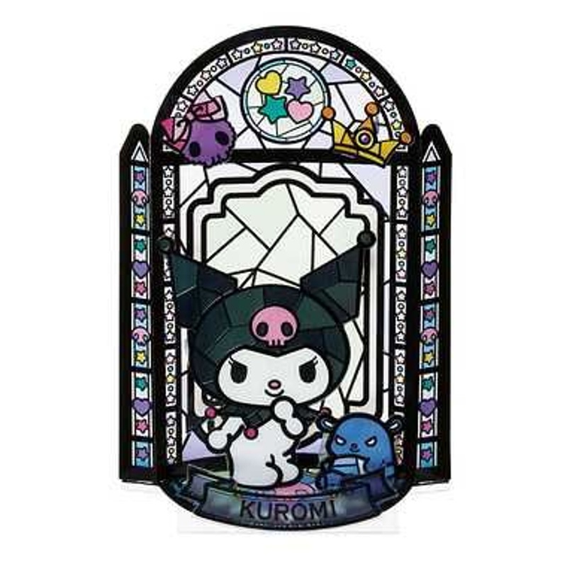 JoyPalette Kumi-tera Sanrio Stained Glass Craft Kit Kuromi
