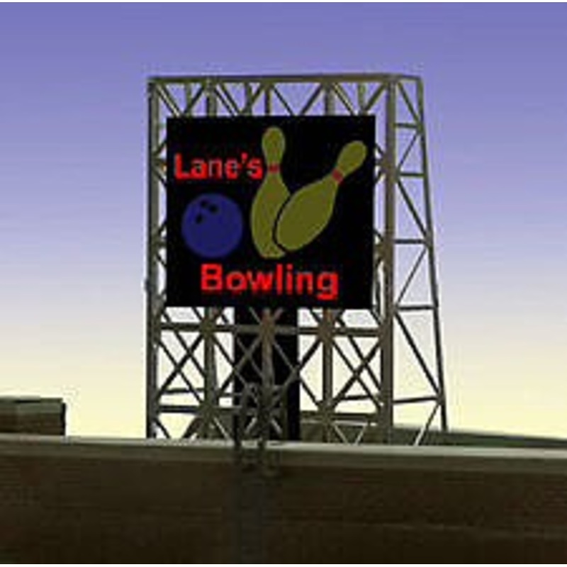 N/Z BOWLING ROOFTOP SIGN