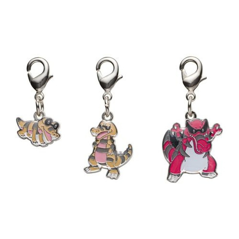 Pokemon Center Original Metal Keychain Series – Sandile 551-552-553