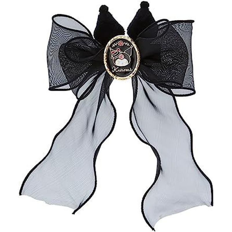 Sanrio Ribbon Hair Clip (Delusional Lady Kuromi)
