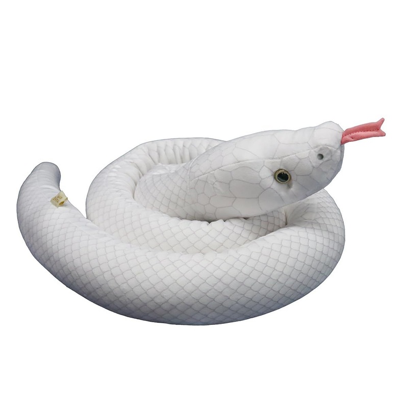 TAKE OFF Snake Series Snake Plush White Snake