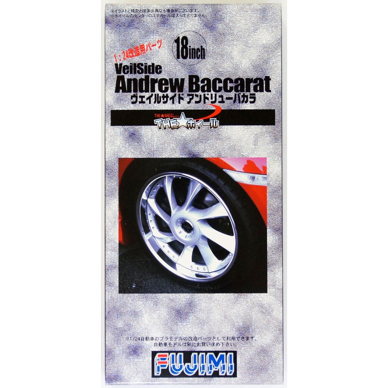 Fujimi TW33 Veilside Andrew Baccarat Wheel & Tire 1/24