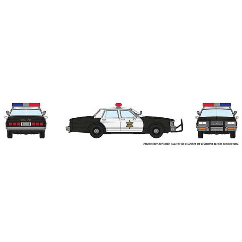 Ho’80 Impala  Police Sedan Black