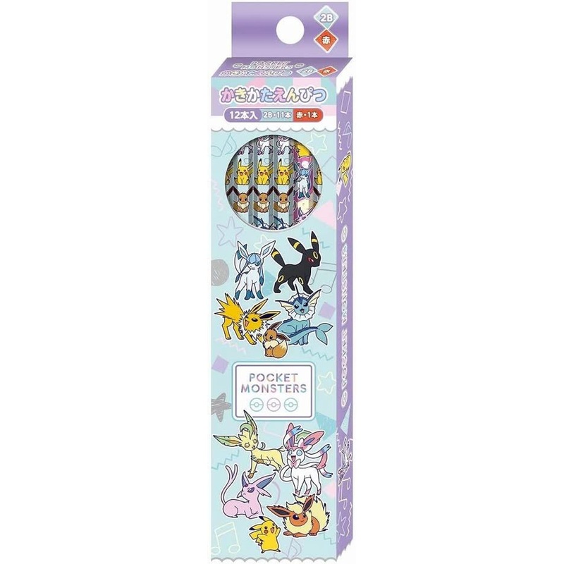 Showa Note Pokemon Center Pencil Set Pastel Color 2B