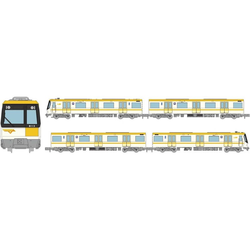 Tomytec Linear Subway Osaka Metro Series 80 (Imasatosuji Line/13 Configuration) 4 Cars Set A (N scale)
