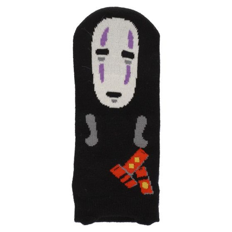 Donguri Kyowakoku Black No-Face Ankle Socks (Spirited Away)