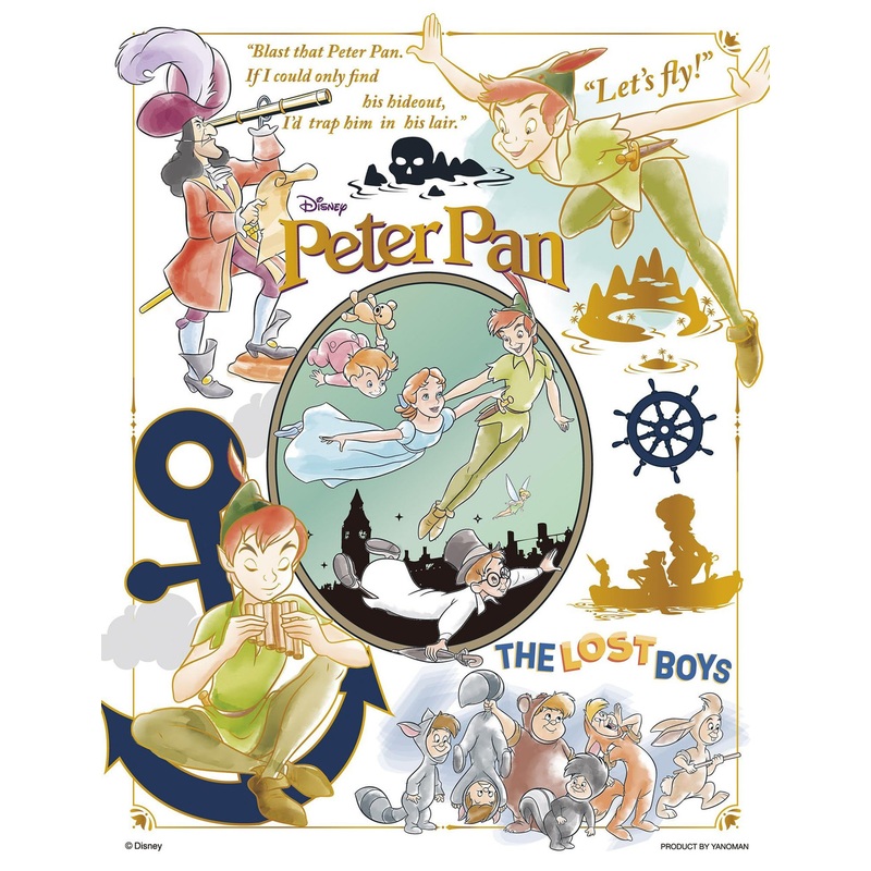 Jigsaw Puzzle 42-119 Colorful Gold/Peter Pan (300 Pieces)